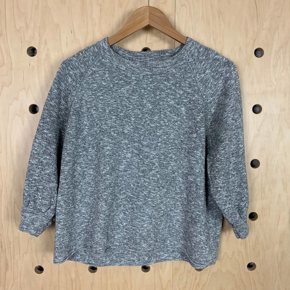 Madewell Women’s Telluride Pullover Gray Sweater Size Small - Picture 4 of 7